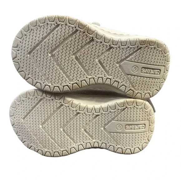 Carter’s Matik White Velcro Shoes  Size 6 - Picture 5 of 6